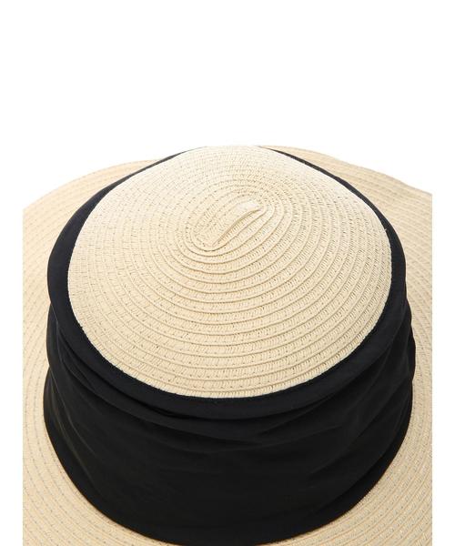 AMERICAN HOLIC(アメリカンホリック)の「折りたたみドレープキャペリン(ハット・レディース・ベージュ/ブラック/キャメル・FREE)」の7枚目の写真