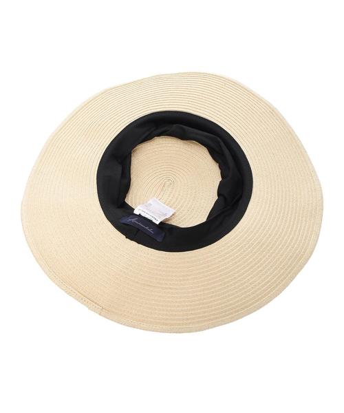 AMERICAN HOLIC(アメリカンホリック)の「折りたたみドレープキャペリン(ハット・レディース・ベージュ/ブラック/キャメル・FREE)」の4枚目の写真