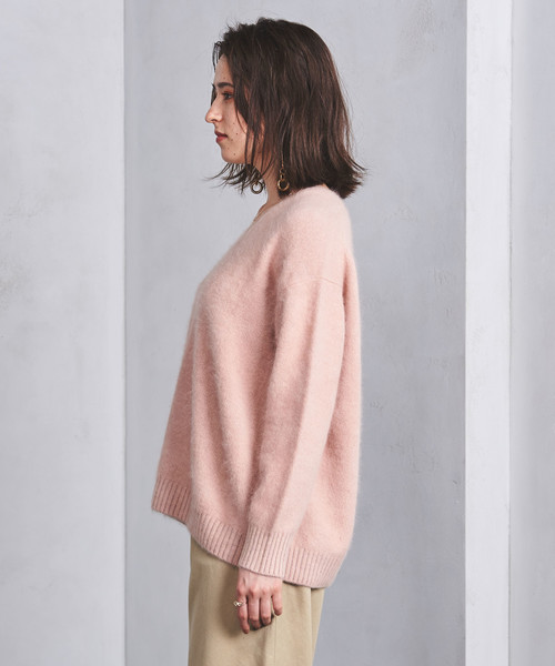 ☆UNITED ARROWS☆UBCBファーVネックニット