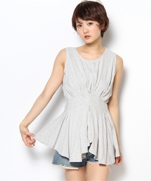 mysty woman | 箔プリントノースリーブチュニック(チュニック)