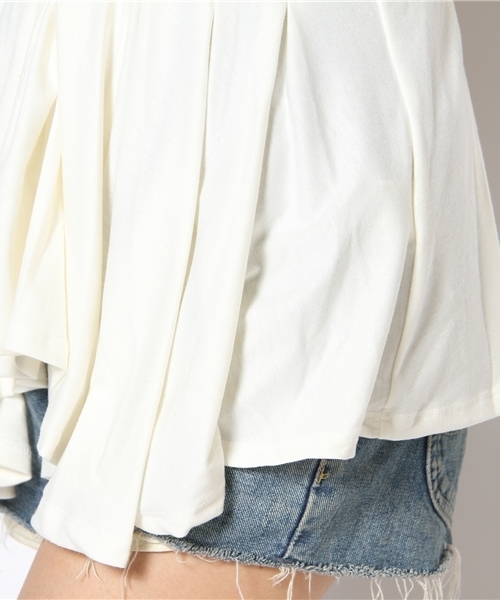 mysty woman（ミスティウーマン）の「箔プリントノースリーブチュニック（チュニック・レディース・ピンク/オフホワイト/ネイビー/トップグレー・MEDIUM）」の9枚目の写真