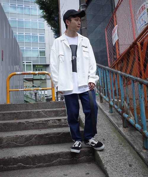 AFYF（エーエフワイエフ）の「rovtski 2018AFYF DENIMRUSSIAN LINE PANT（デニムパンツ・メンズ・インディゴブルー/ケミカルウォッシュ・MEDIUM/LARGE）」の5枚目の写真