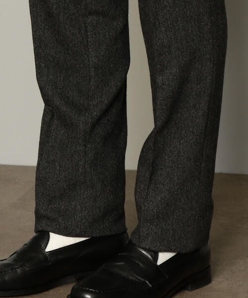 green label relaxing（グリーンレーベルリラクシング）の「NM ホームスパン NOP パンツ ◆（スラックス・メンズ・ダークブラウン/ネイビー/グレー/その他1/その他2・S/M/L/XL/XS/XXL）」の8枚目の写真