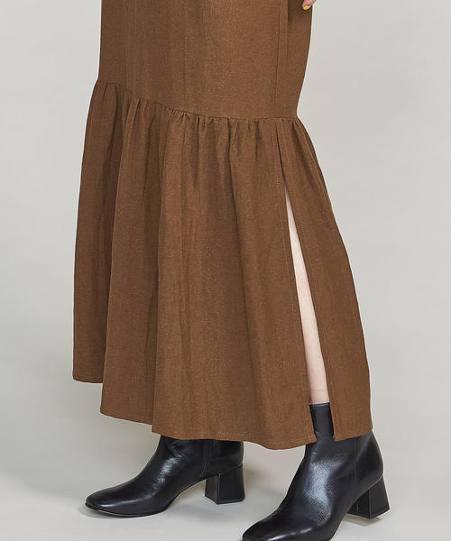 KIIRA（キーラ）の「＜KiiRA＞ギャザースリットワンピース o  