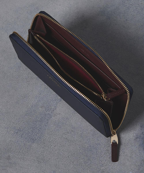 【最終値下げ】SMYTHSON（スマイソン）財布・ジップウォレット 未使用 SMYTHSON スマイソン Wジップ トラベルウォレット パナマ