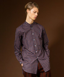 UNITED TOKYO | SOKTASタータンチェックロングバンドカラーシャツ(シャツ/ブラウス)