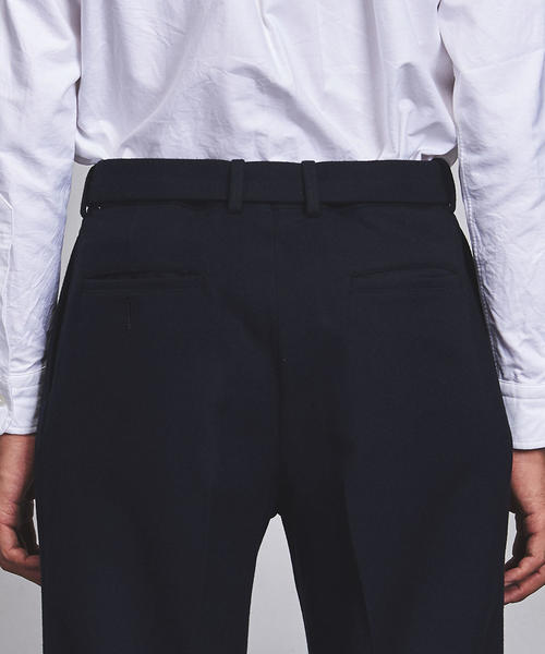 AURALEE（オーラリー）の「＜AURALEE（オーラリー）＞  2プリーツ パンツ（その他パンツ・メンズ・ネイビー・4/5/3）」の5枚目の写真