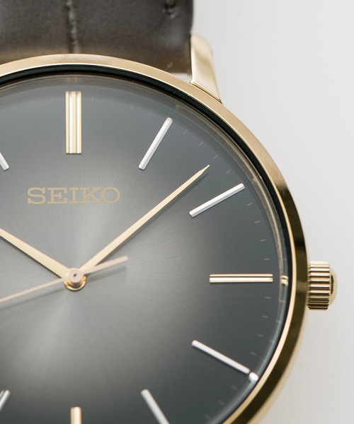 SEIKO（セイコー）の「SEIKO：別注ゴールドフェザー（アナログ腕時計・メンズ・グレー・FREE）」の5枚目の写真