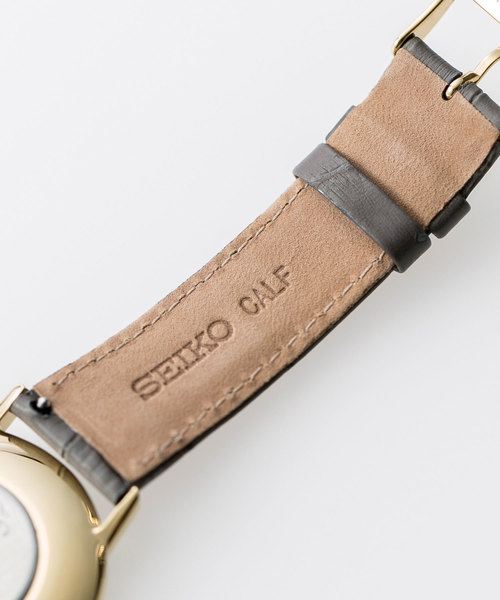 SEIKO（セイコー）の「SEIKO：別注ゴールドフェザー（アナログ腕時計・メンズ・グレー・FREE）」の9枚目の写真