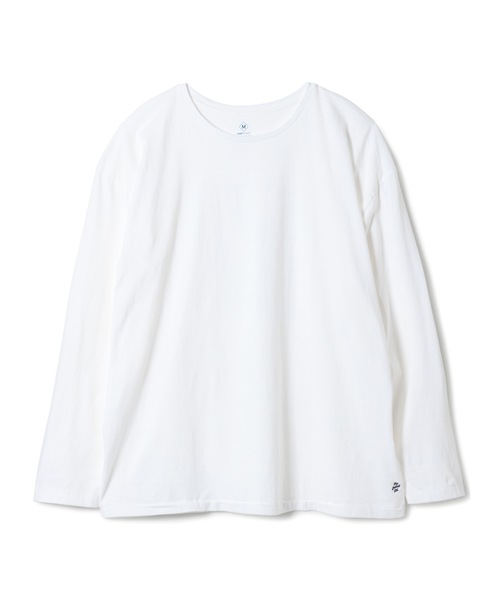 DAILY STANDARD by SANDINISTA(デイリースタンダードバイサンディニスタ)の「Cadet Easy Fit L-S Tee / イージフィット長袖Tシャツ(Tシャツ/カットソー・メンズ・ホワイト/チャコールグレー/ブラック/ヘザーグレー/ネイビー・SMALL/MEDIUM/LARGE)」の16枚目の写真