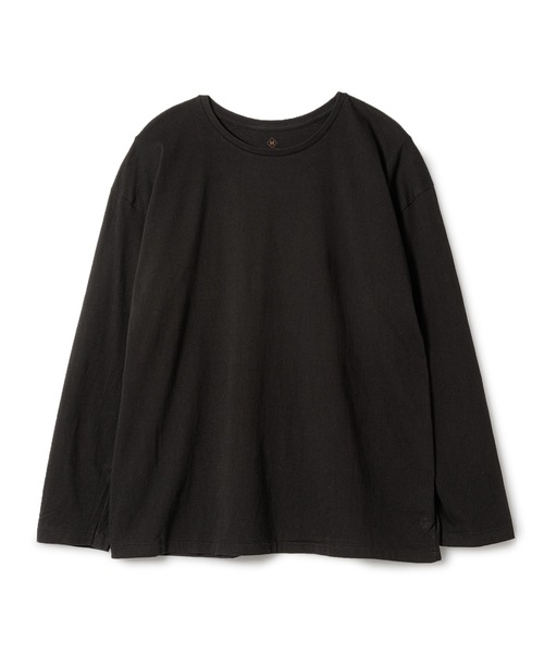 DAILY STANDARD by SANDINISTA(デイリースタンダードバイサンディニスタ)の「Cadet Easy Fit L-S Tee / イージフィット長袖Tシャツ(Tシャツ/カットソー・メンズ・ホワイト/チャコールグレー/ブラック/ヘザーグレー/ネイビー・SMALL/MEDIUM/LARGE)」の15枚目の写真