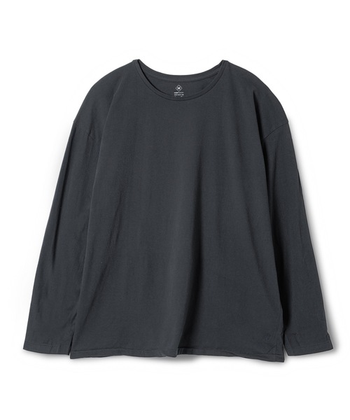 DAILY STANDARD by SANDINISTA(デイリースタンダードバイサンディニスタ)の「Cadet Easy Fit L-S Tee / イージフィット長袖Tシャツ(Tシャツ/カットソー・メンズ・ホワイト/チャコールグレー/ブラック/ヘザーグレー/ネイビー・SMALL/MEDIUM/LARGE)」の12枚目の写真