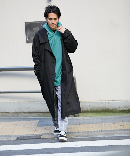 kutir（クティール）の「【ウルトラルーズシルエット】 裏毛パーカー（パーカー・メンズ・ホワイト/ベージュ/カーキ/ライトグリーン/スミクロ・MEDIUM/LARGE）」の13枚目の写真