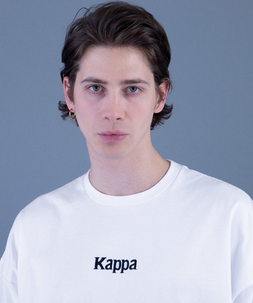 Kappa（カッパ）の「【Kappa/カッパ】 別注ビッグシルエット1/2スリーブカットソー（Tシャツ/カットソー・メンズ・ホワイト/ブラック/ネイビー/オレンジ/グリーン/ライトパープル・FREE）」の11枚目の写真