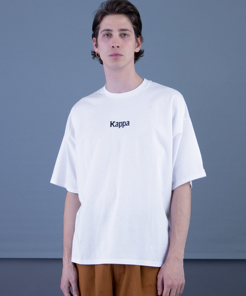 Kappa（カッパ）の「【Kappa/カッパ】 別注ビッグシルエット1/2スリーブカットソー（Tシャツ/カットソー・メンズ・ホワイト/ブラック/ネイビー/オレンジ/グリーン/ライトパープル・FREE）」の15枚目の写真