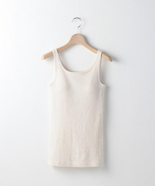 coen（コーエン）の「【取り外し可】カップ付きタンクトップ（タンクトップ・レディース・ライトグレー/ブラック/ナチュラル/ケリー・MEDIUM/LARGE）」の4枚目の写真