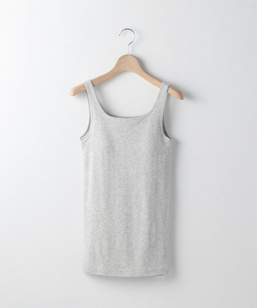 coen（コーエン）の「【取り外し可】カップ付きタンクトップ（タンクトップ・レディース・ライトグレー/ブラック/ナチュラル/ケリー・MEDIUM/LARGE）」の3枚目の写真