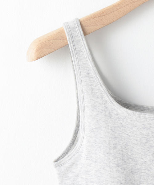 coen（コーエン）の「【取り外し可】カップ付きタンクトップ（タンクトップ・レディース・ライトグレー/ブラック/ナチュラル/ケリー・MEDIUM/LARGE）」の7枚目の写真