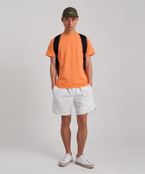 Saturdays NYC（サタデーズ ニューヨークシティ ）の「Embroidered Slash T-Shirt（Tシャツ/カットソー・メンズ・グレー/オレンジ/ネイビー・L/M/S/XL/XS）」の11枚目の写真