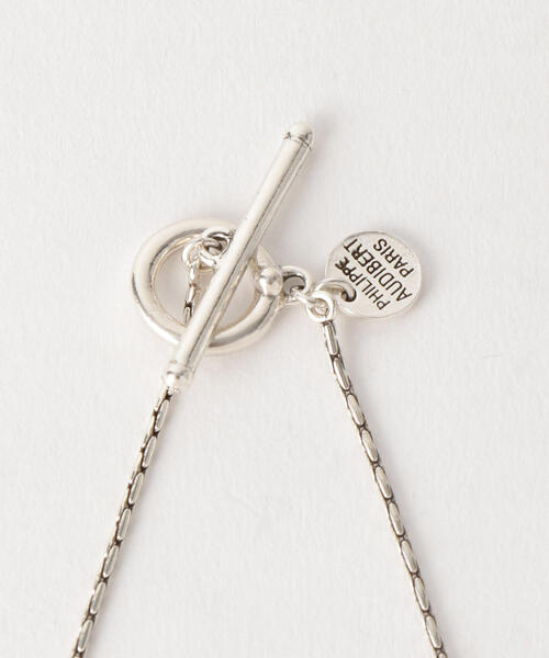 PHILIPPE AUDIBERT（フィリップ オーディベール）の「【別注】＜PHILIPPE AUDIBERT（フィリップオーディベール）＞チェーンネックレス S（ネックレス・レディース・シルバー・FREE）」の3枚目の写真