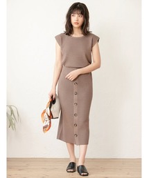 fifth | フロントボタンサマーニットアップ(セットアップ)