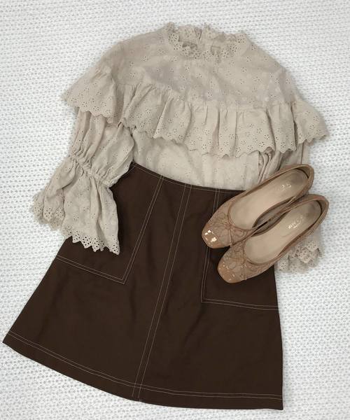 one after another NICE CLAUP（ワンアフターアナザーナイスクラップ）の「Mｙバレエシューズ（バレエシューズ・レディース・アイボリー/ブラック/ブラウン系その他・SMALL/MEDIUM/LARGE）」の11枚目の写真