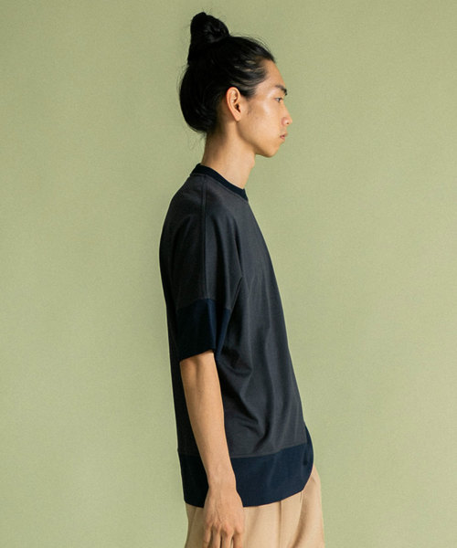 UNITED TOKYO(ユナイテッドトウキョウ)の「ウォッシャブルシルクT(Tシャツ/カットソー・メンズ・ネイビー/グリーン・1/2/3)」の12枚目の写真