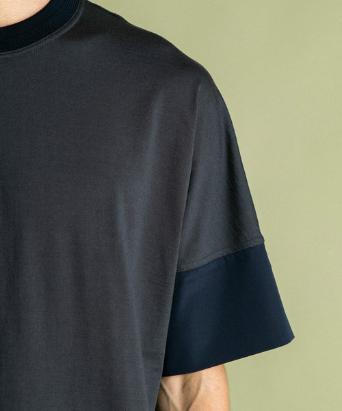 UNITED TOKYO(ユナイテッドトウキョウ)の「ウォッシャブルシルクT(Tシャツ/カットソー・メンズ・ネイビー/グリーン・1/2/3)」の15枚目の写真