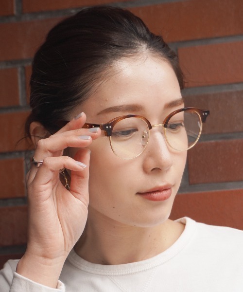 Port ポート の ブロータイプ ダテメガネ メガネ Wear