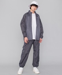 【FILA/フィラ】ブランド ロゴ 刺繍 配色切替 中綿 ビックシルエット 上下 ジャージ セットアップ トラックジャケット ジョガーパンツ ウィンドブレーカー/シャカシャカジャージ