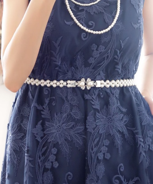 Cupid Heart（キューピッドハート）の「【Cupid Heart】結婚式ベルト パールゴムベルト（ベルト・レディース・ベージュ・MEDIUM）」の8枚目の写真