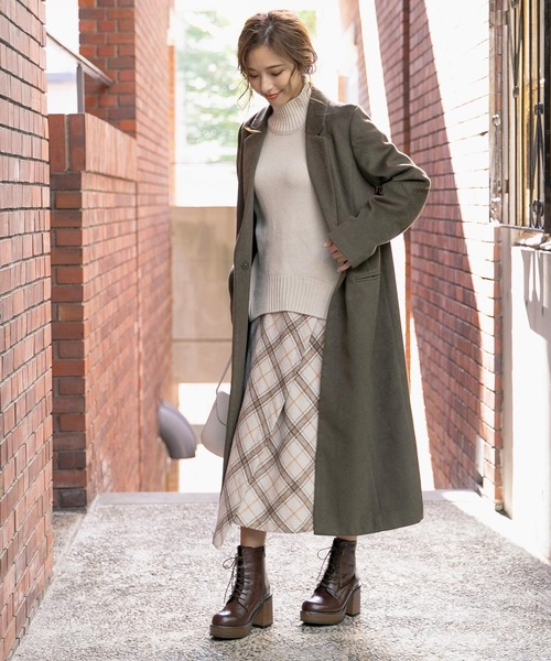 KOBE LETTUCE（コウベレタス）の「厚底ボリュームソールレースアップブーツ（ブーツ・レディース・ブラック/ブラウン/ブラック系その他・LL/S/M/L）」の14枚目の写真