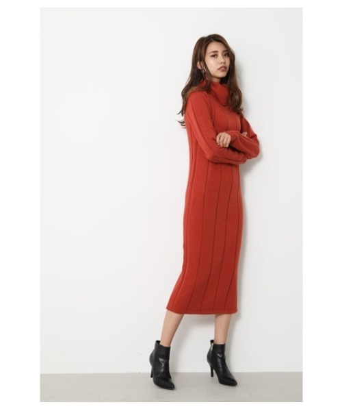 ブランド古着 ニットワンピース ワンピース Rienda リエンダ のファッション通販 Zozoused