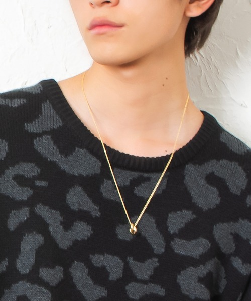 MinoriTY（マイノリティ）の「【MinoriTY】ダブルリング タイニーネックレス ユニセックス メンズ（ネックレス・メンズ・シルバー/ゴールド・60）」の6枚目の写真