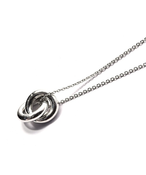 MinoriTY（マイノリティ）の「【MinoriTY】ダブルリング タイニーネックレス ユニセックス メンズ（ネックレス・メンズ・シルバー/ゴールド・60）」の3枚目の写真