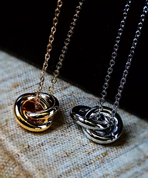 MinoriTY（マイノリティ）の「【MinoriTY】ダブルリング タイニーネックレス ユニセックス メンズ（ネックレス・メンズ・シルバー/ゴールド・60）」の14枚目の写真