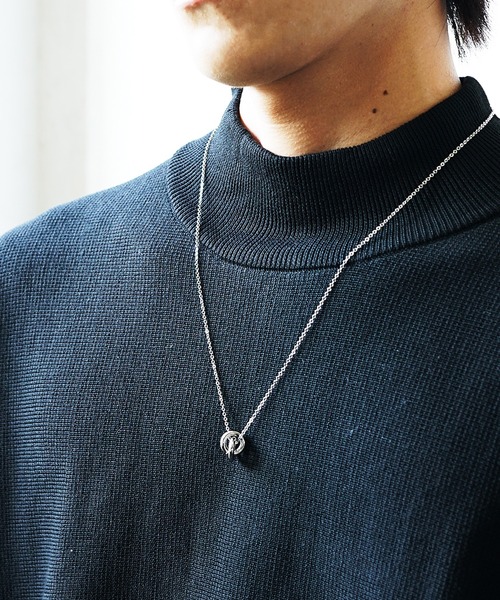 MinoriTY（マイノリティ）の「【MinoriTY】ダブルリング タイニーネックレス ユニセックス メンズ（ネックレス・メンズ・シルバー/ゴールド・60）」の7枚目の写真