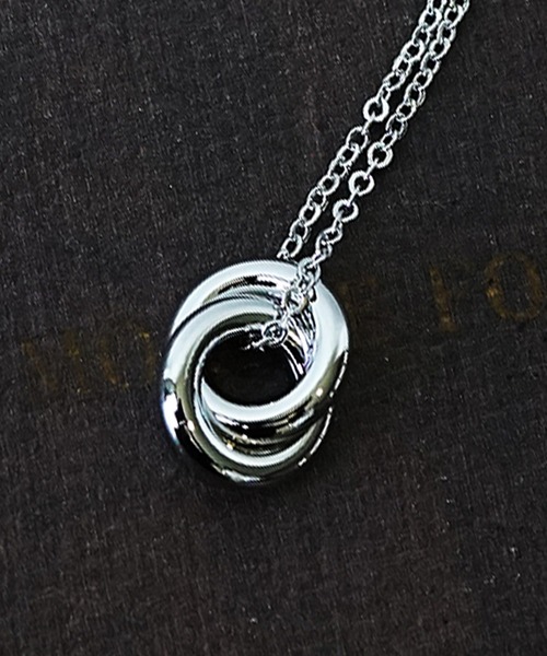 MinoriTY（マイノリティ）の「【MinoriTY】ダブルリング タイニーネックレス ユニセックス メンズ（ネックレス・メンズ・シルバー/ゴールド・60）」の12枚目の写真