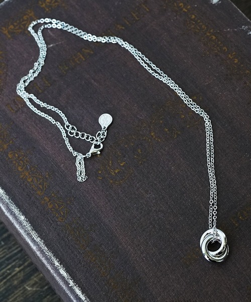 MinoriTY（マイノリティ）の「【MinoriTY】ダブルリング タイニーネックレス ユニセックス メンズ（ネックレス・メンズ・シルバー/ゴールド・60）」の13枚目の写真