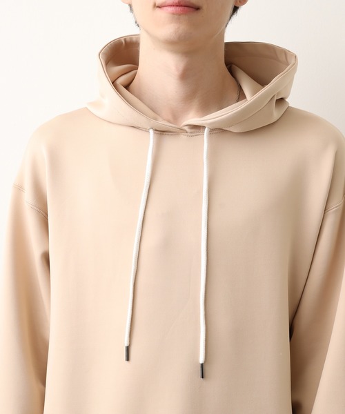 JUNRED（ジュンレッド）の「スポンディッシュプルパーカー（パーカー・メンズ・ベージュ/パープル・S/M/L）」の8枚目の写真