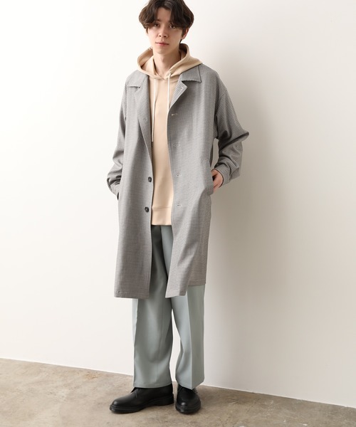 JUNRED（ジュンレッド）の「スポンディッシュプルパーカー（パーカー・メンズ・ベージュ/パープル・S/M/L）」の7枚目の写真