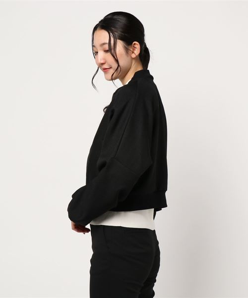 セール ミニウス ボリュームスリーブショートブルゾン レディース ショート丈 ドロップショルダー アウター ブルゾン Minius ミニウス のファッション通販 Zozotown