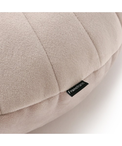Francfranc（フランフラン）の「シェリオ フロアクッション 500×500 ライトグレー（クッション/クッションカバー・レディース・ライトグレー・FREE）」の4枚目の写真