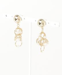 【ett】ボリュームゴールドピアス