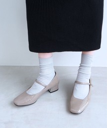 enchanted | 《晴雨兼用》スクエアレインストラップパンプス(パンプス)