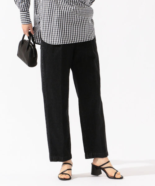 SHIPS(シップス)の「デニムタックパンツ(その他パンツ・レディース・ライトグリーン/ブラック/ナチュラル・38/40/36)」の21枚目の写真