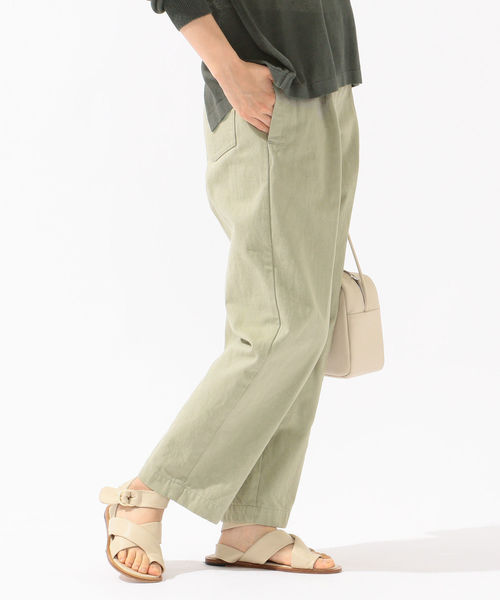 SHIPS(シップス)の「デニムタックパンツ(その他パンツ・レディース・ライトグリーン/ブラック/ナチュラル・38/40/36)」の12枚目の写真