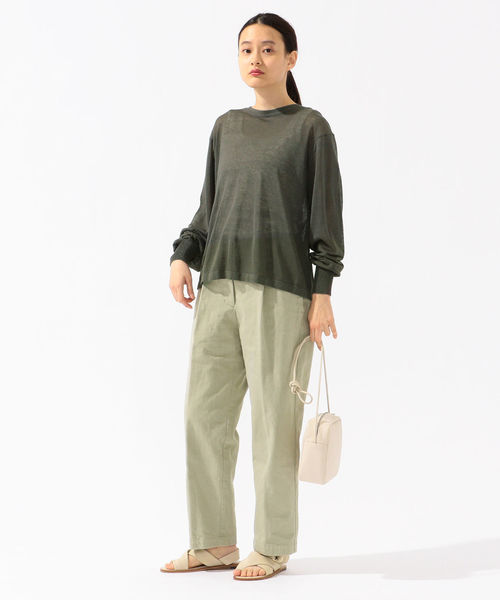 SHIPS(シップス)の「デニムタックパンツ(その他パンツ・レディース・ライトグリーン/ブラック/ナチュラル・38/40/36)」の10枚目の写真