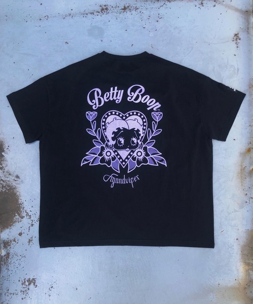 FIG&VIPER（フィグアンドバイパー）の「BettyコラボBIG-T（Tシャツ/カットソー・レディース・ホワイト/ブラック/グレー/ピンク・FREE）」の7枚目の写真