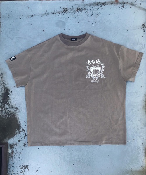 FIG&VIPER（フィグアンドバイパー）の「BettyコラボBIG-T（Tシャツ/カットソー・レディース・ホワイト/ブラック/グレー/ピンク・FREE）」の9枚目の写真